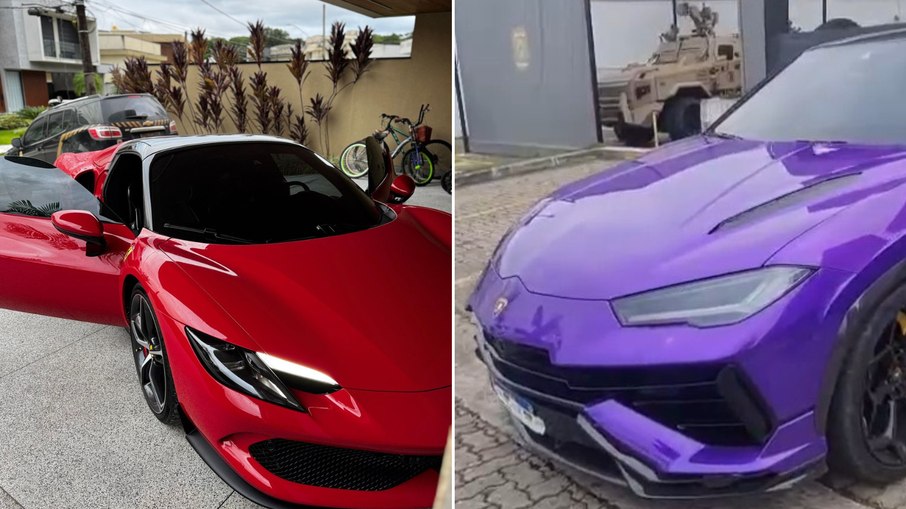 Carros de luxo avaliados em quase R$ 10 mi são apreendidos em SP