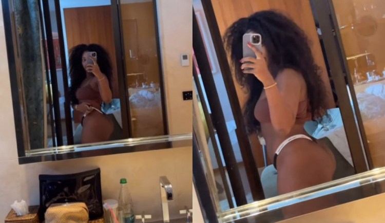 Iza exibe bumbum volumoso durante ‘cookie time’ na internet