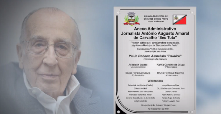 So Jos do Rio Preto presta homenagem para Seo Tuta